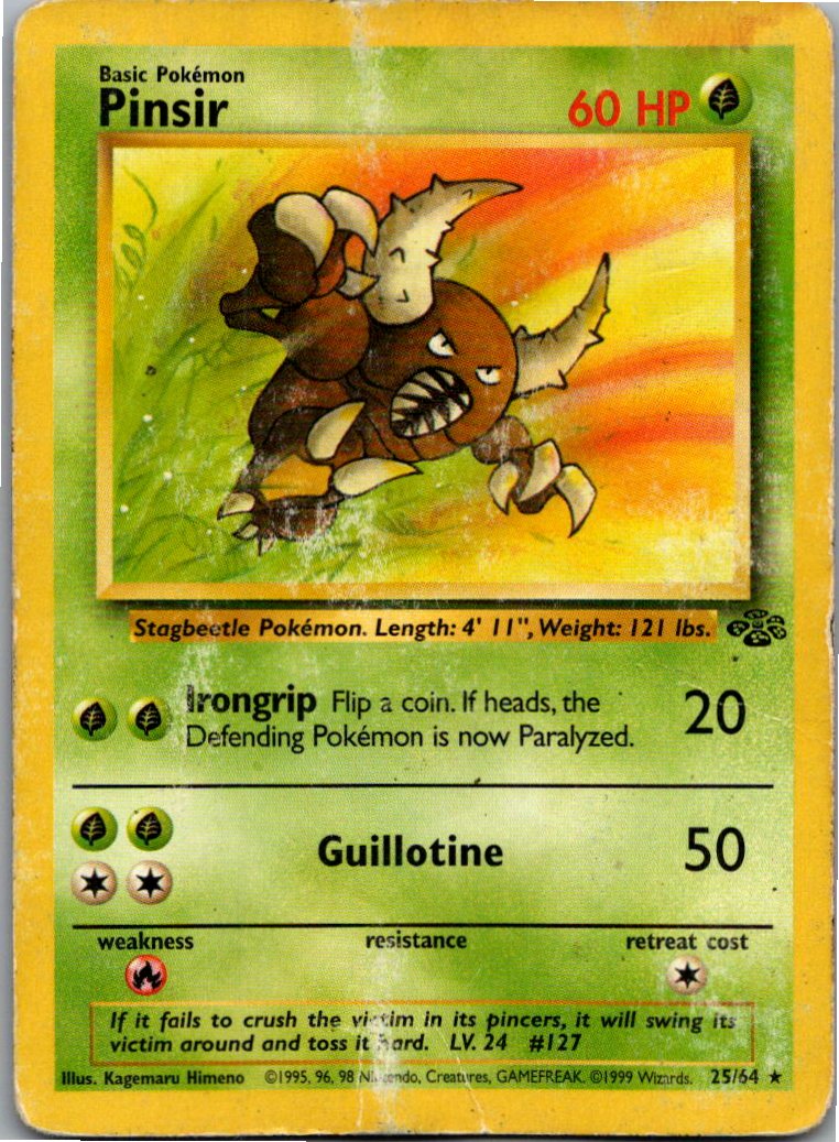 Pinsir 25/64 Dschungel – Vorderseite