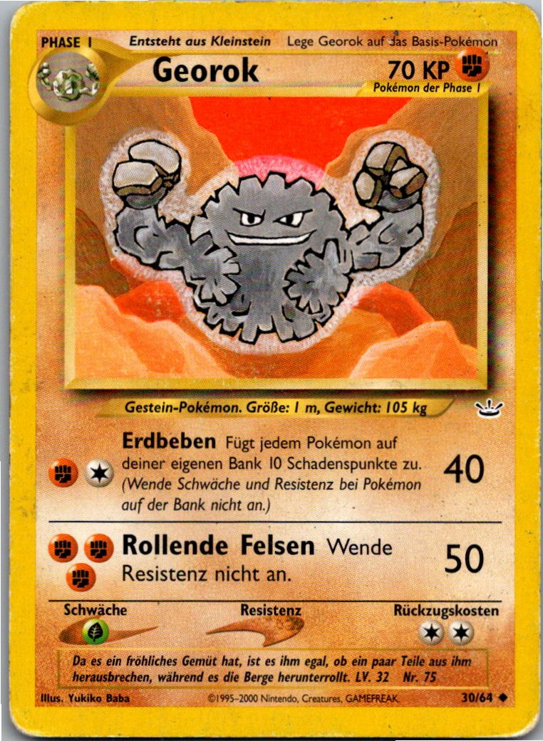 Georok 30/64 Neo Revelation – Vorderseite