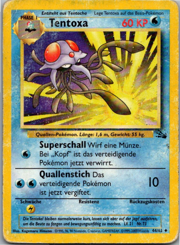 Tentoxa 44/62 Fossil – Vorderseite