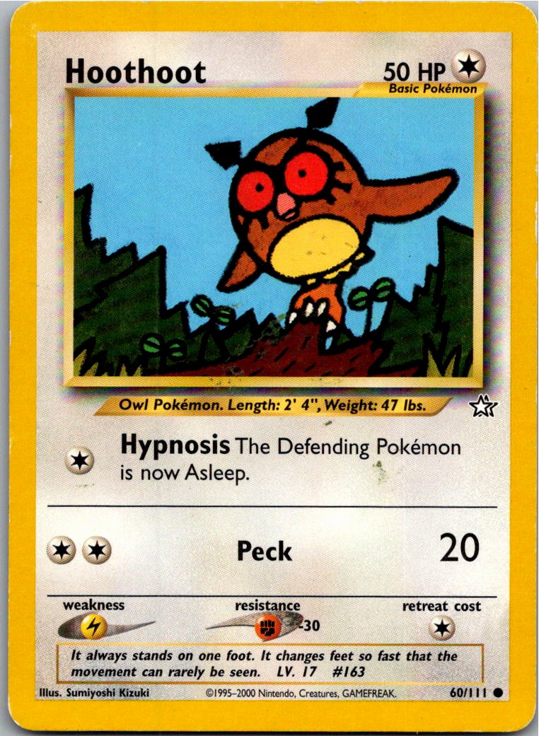 Hoothoot 60/111 Neo Genesis – Vorderseite