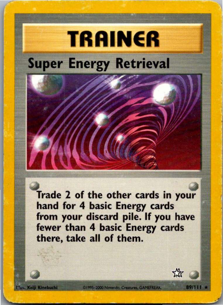 Super Energy Retrieval 89/111 Neo Genesis – Vorderseite