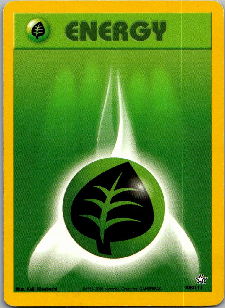Grass Energy Pflanzenenergie 108/111 Neo Genesis – Vorderseite