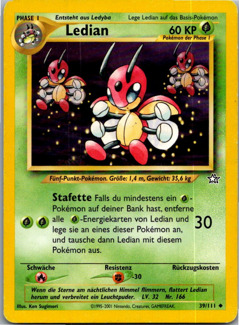 Ledian 39/111 Neo Genesis – Vorderseite