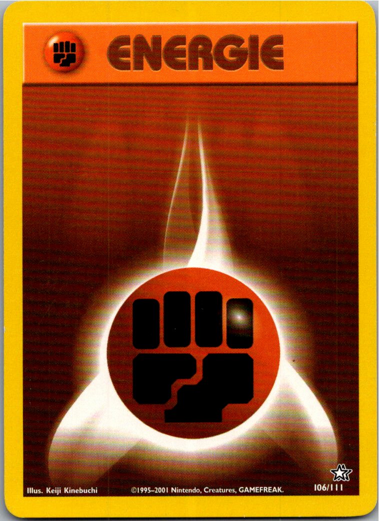 Kampf-Energie 106/111 Neo Genesis – Vorderseite