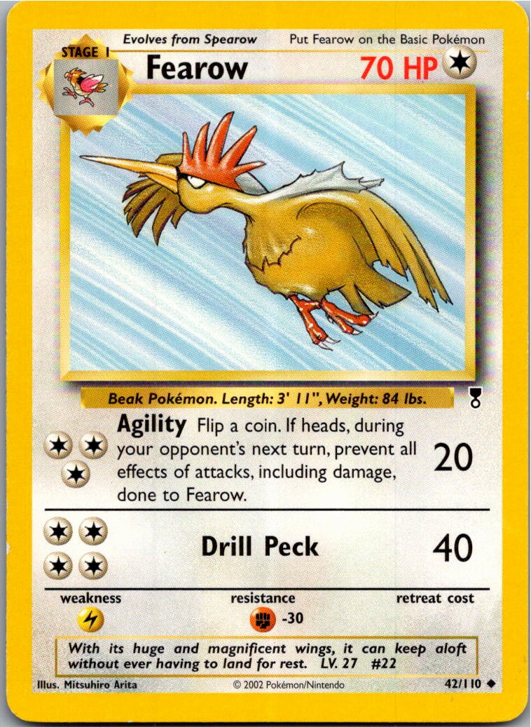Fearow Ibitak 42/110 Legendary Collection – Vorderseite