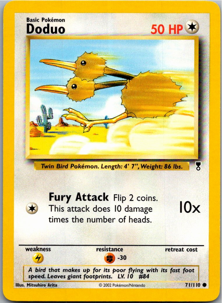 Doduo Dodu 71/110 Legendary Collection – Vorderseite