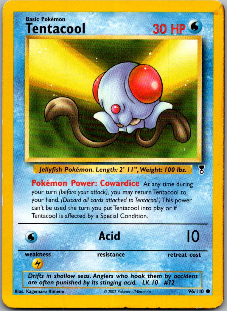 Tentacool Tentacha 96/110 Legendary Collection – Vorderseite