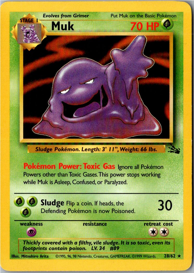 Arbok 31/62 Fossil – Vorderseite