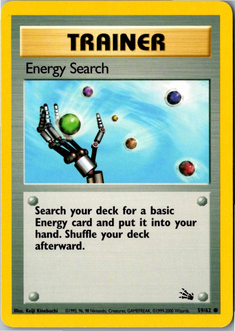 Energy Search Energiesuche 59/62 Fossil – Vorderseite