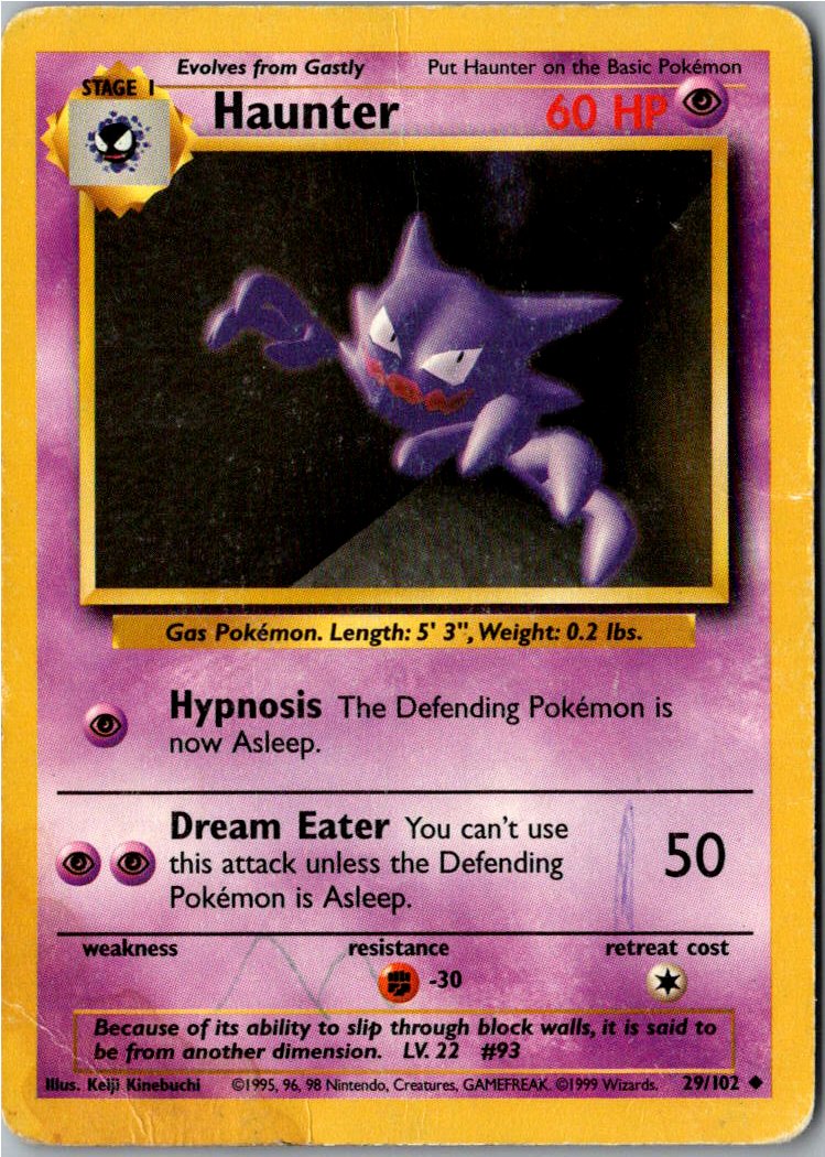 Haunter Alpollo 29/102 Grundset – Vorderseite