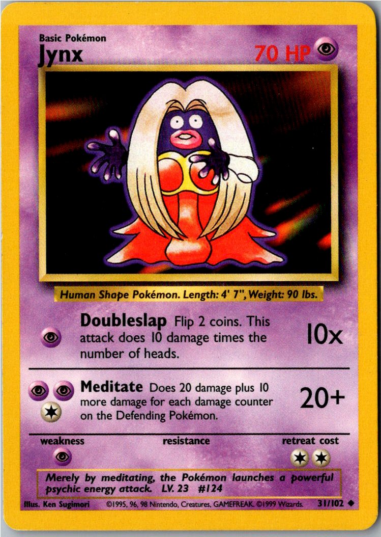 Jynx Rossana 31/102 Grundset – Vorderseite