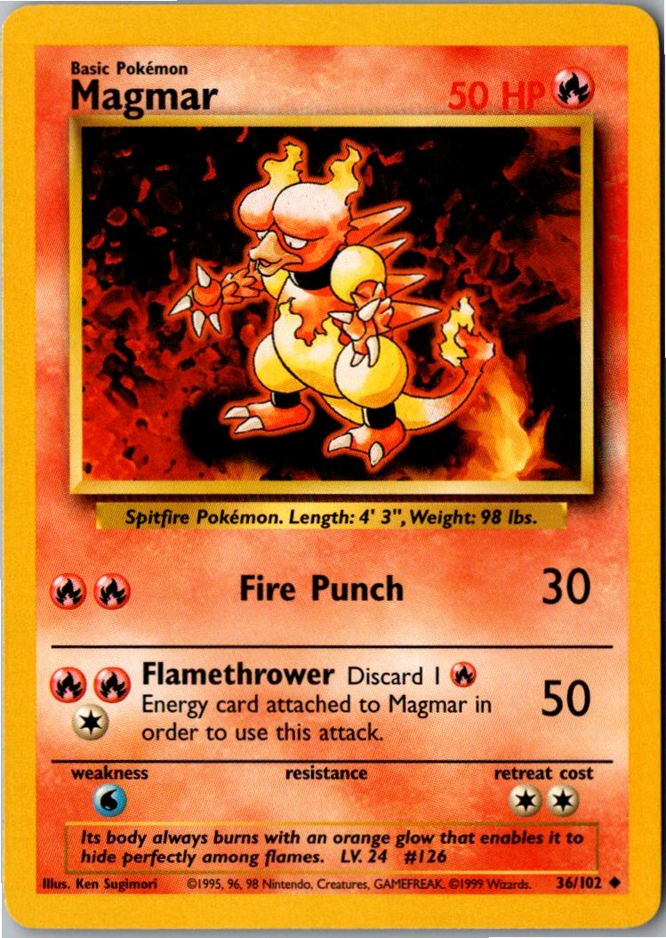 Magmar 36/102 Grundset – Vorderseite