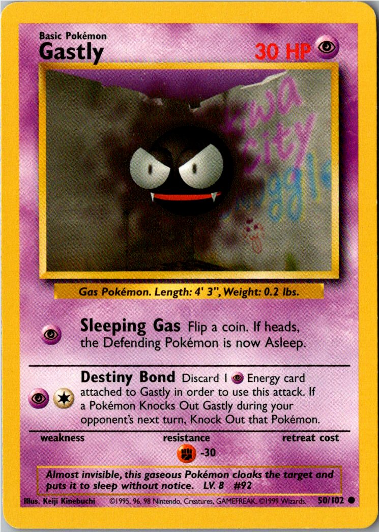 Gastly Nebulak 50/102 Grundset – Vorderseite