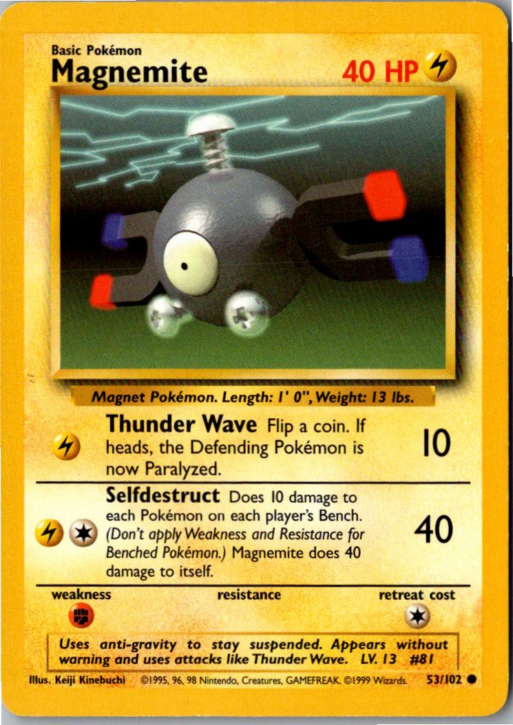 Magnemite Magnetilo 53/102 Grundset – Vorderseite