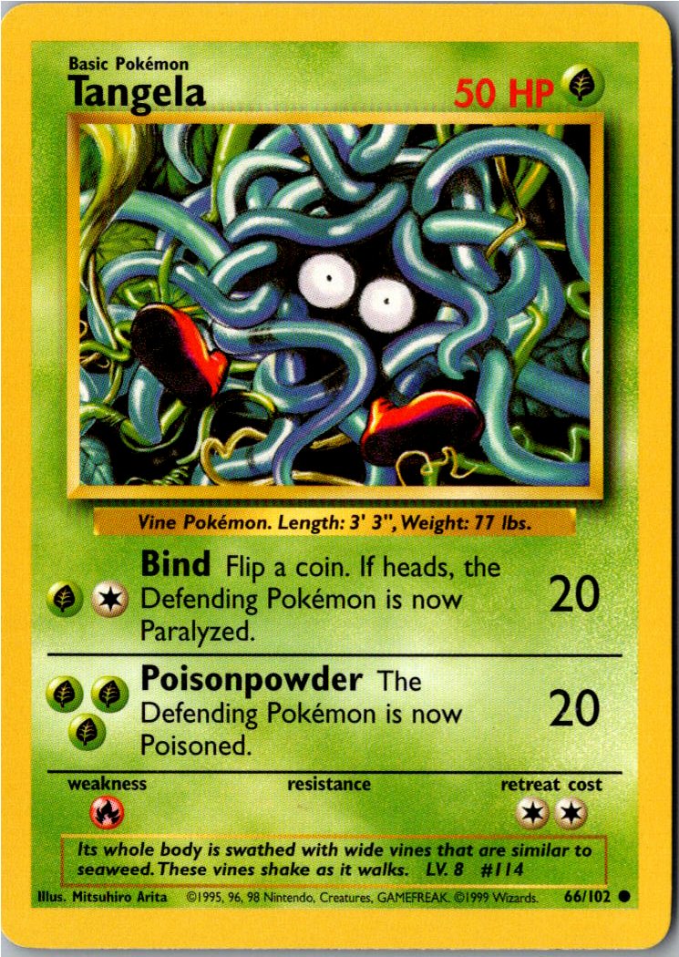 Tangela 66/102 Grundset – Vorderseite