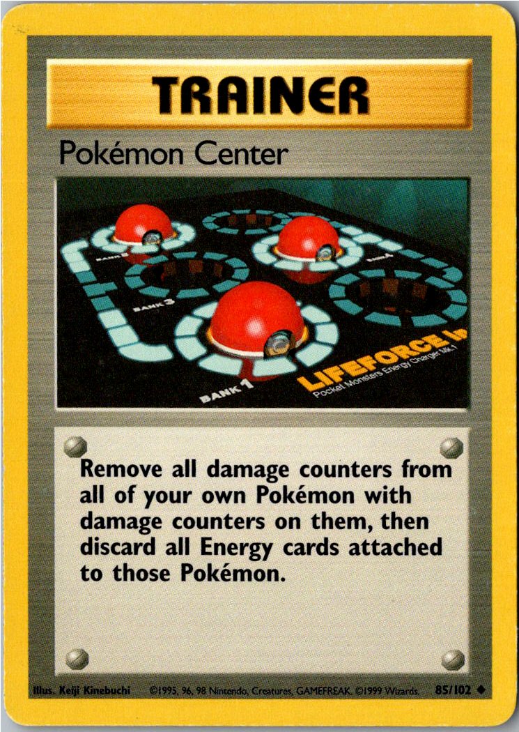 Pokémon Center Center 85/102 Grundset – Vorderseite