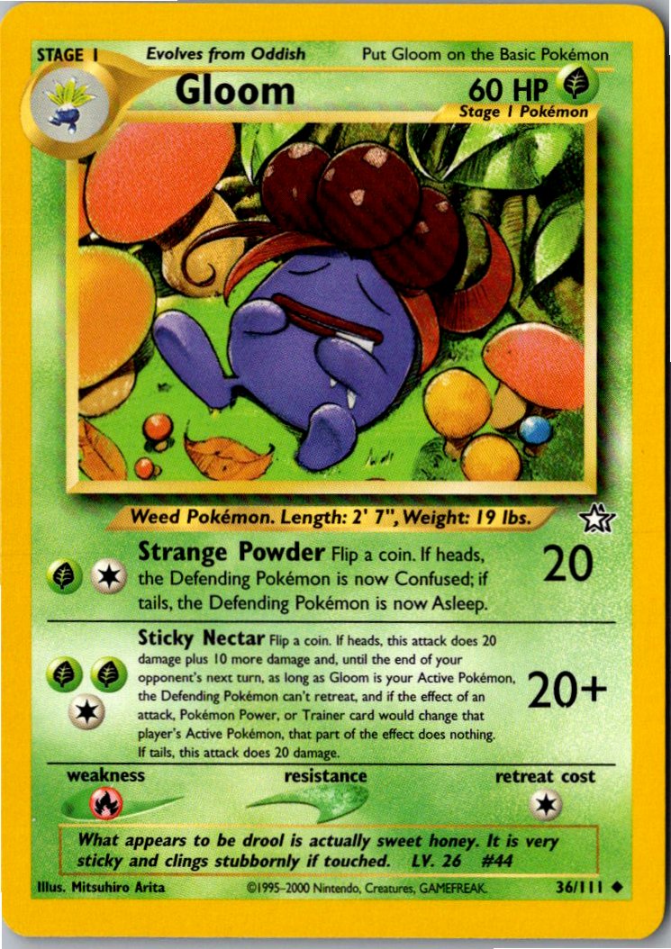Gloom Duflor 36/111 Neo Genesis – Vorderseite