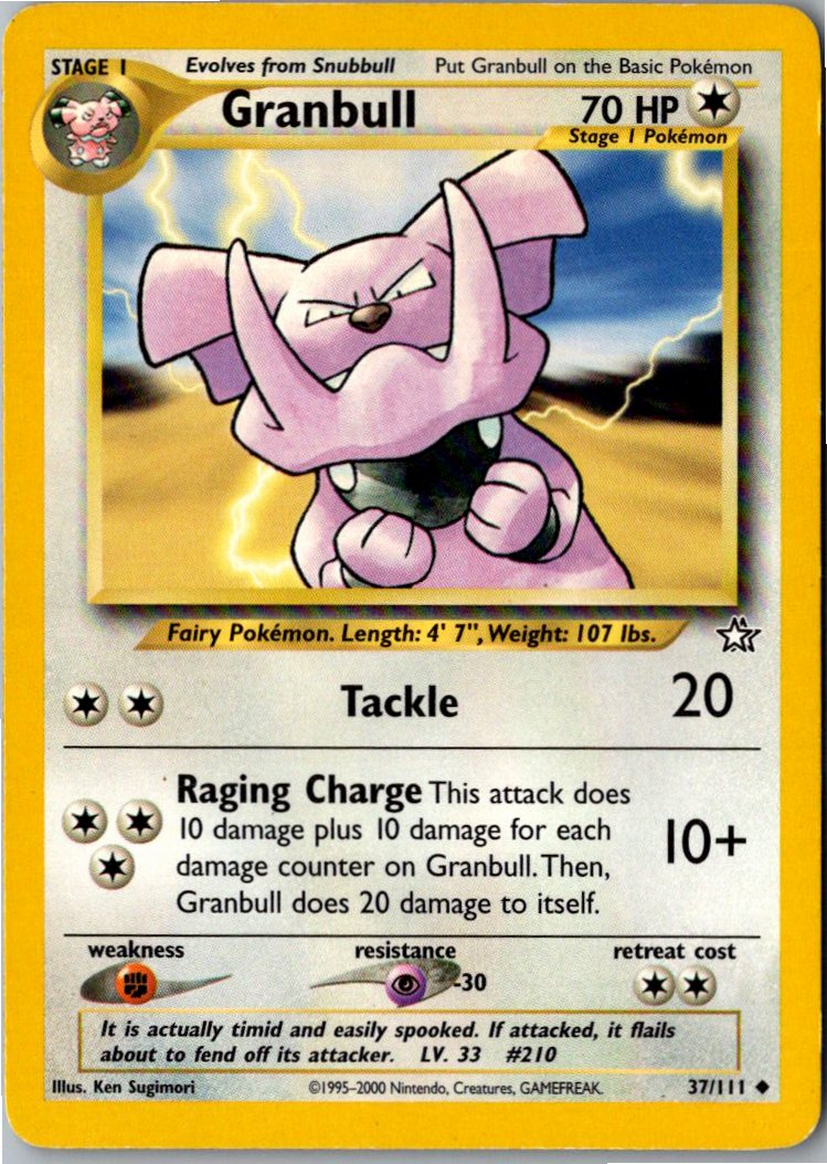 Granbull 37/111 Neo Genesis – Vorderseite