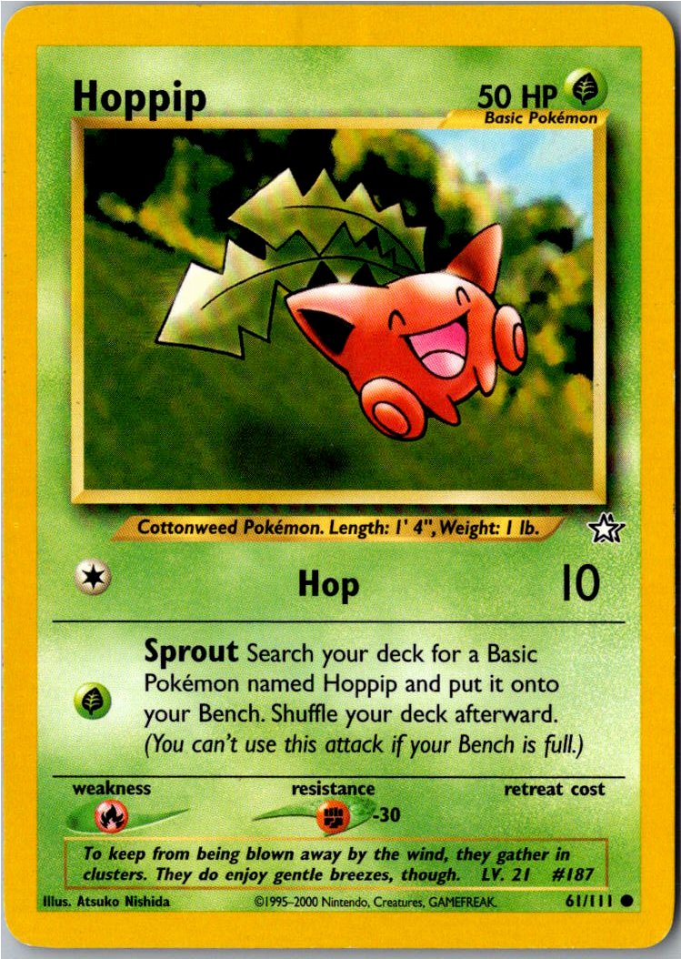 Hoppip Hoppspross 61/111 Neo Genesis – Vorderseite