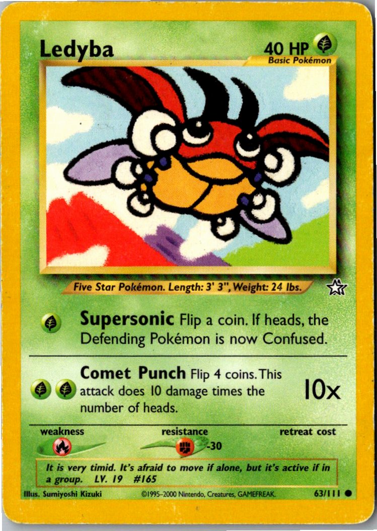 Ledyba 63/111 Neo Genesis – Vorderseite