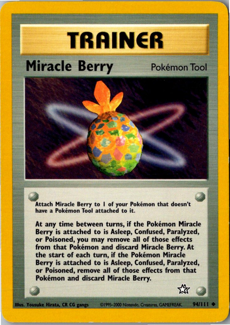 Miracle Berry Wunderbeere 94/111 Neo Genesis – Vorderseite