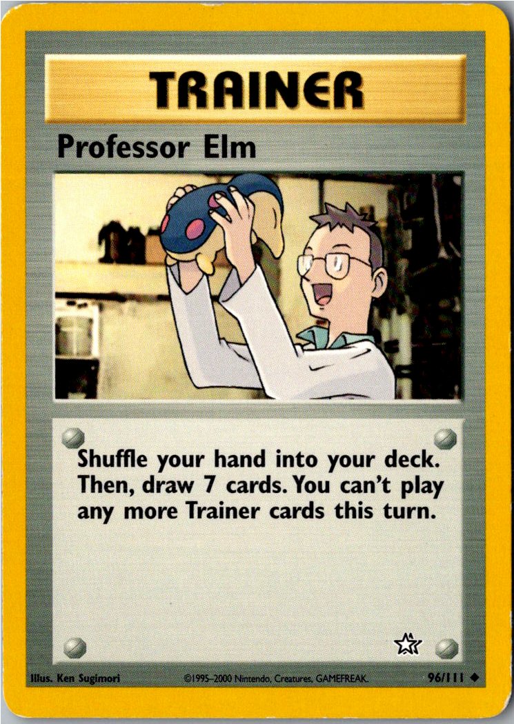 Professor Elm Professor Lind 96/111 Neo Genesis – Vorderseite