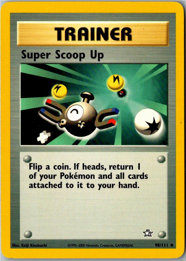 Super Scoop Up Super-Anziehungskraft 98/111 Neo Genesis – Vorderseite