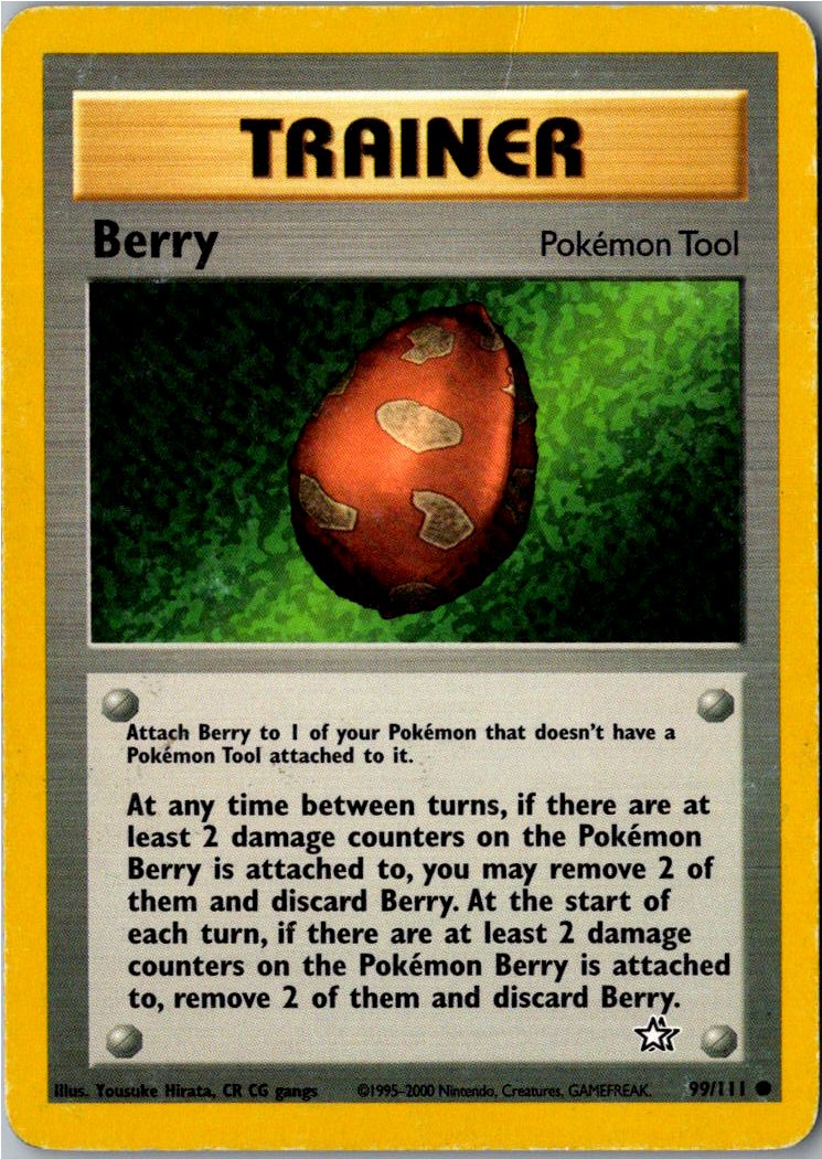 Berry Beere 99/111 Neo Genesis – Vorderseite