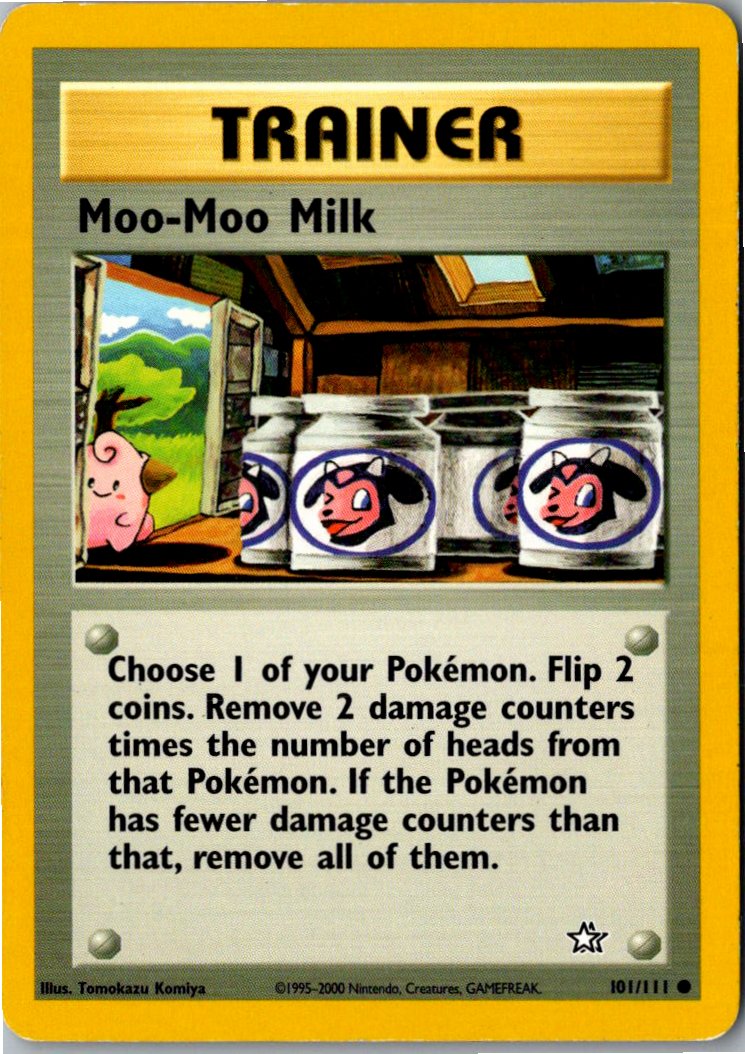 Moo-Moo Milk Kuhmuh-Milch 101/111 Neo Genesis – Vorderseite