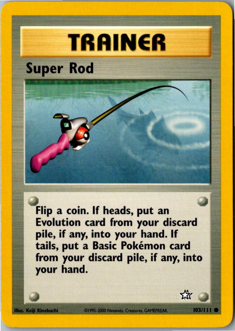 Super Rod Super-Angel 103/111 Neo Genesis – Vorderseite