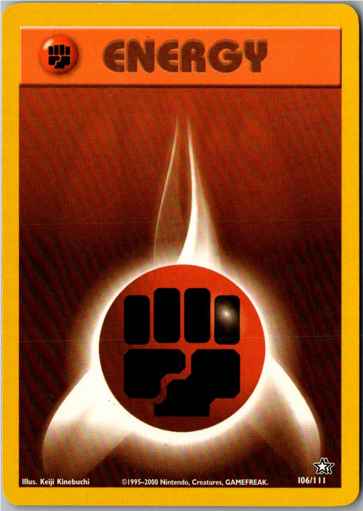 Fighting Energy Kampf Energie 106/111 Neo Genesis – Vorderseite