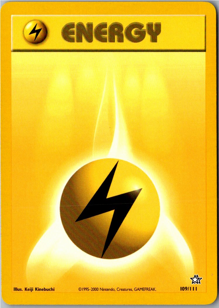 Lightning Energy Elektro Energie 109/111 Neo Genesis – Vorderseite