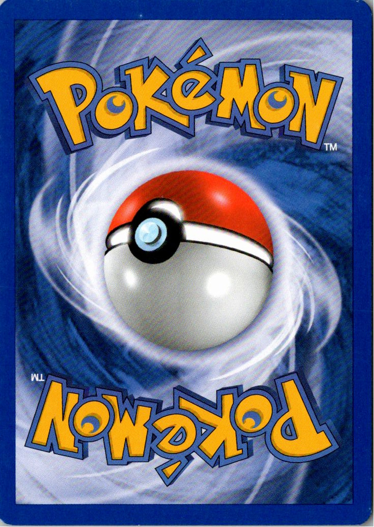 Unown [U] Icognito U 51/75 Neo Entdeckung – Rückseite