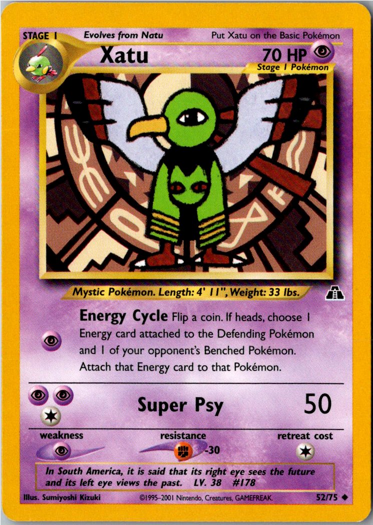 Xatu 52/75 Neo Entdeckung – Vorderseite
