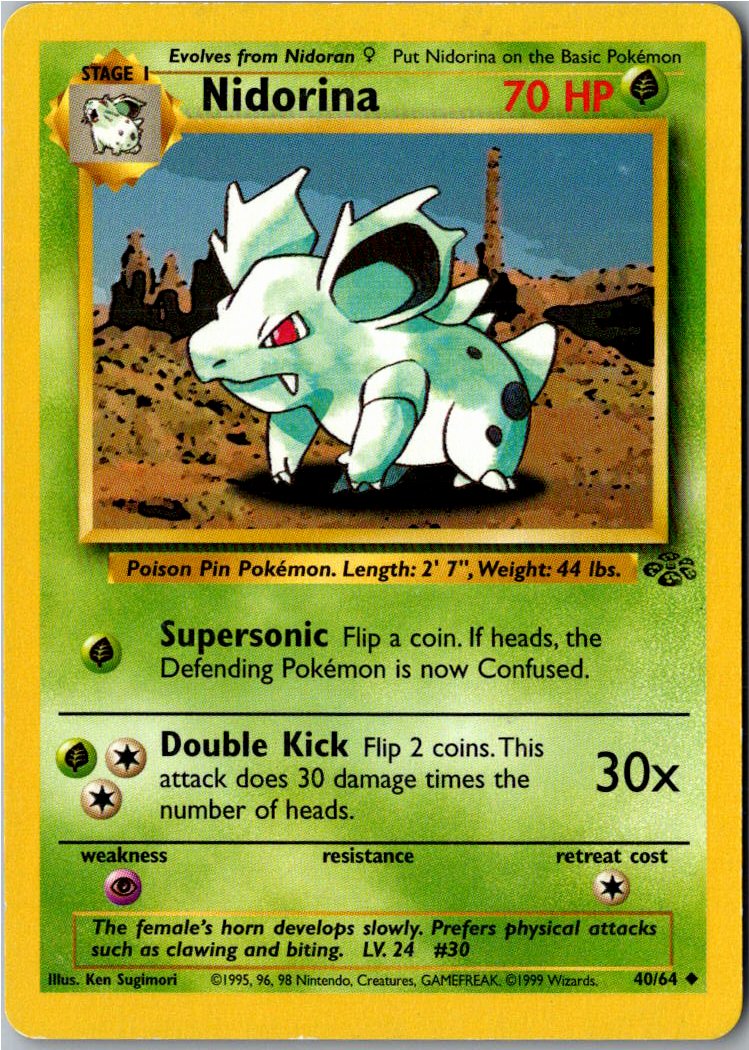 Nidorina 40/64 Dschungel – Vorderseite