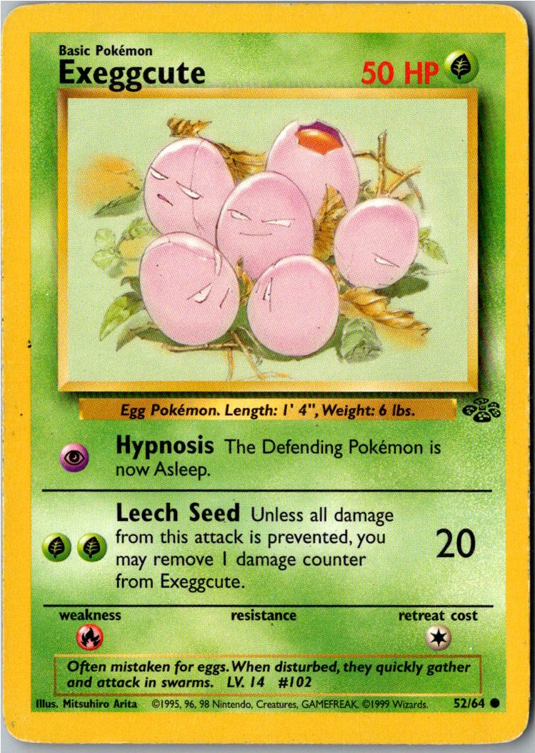 Exeggcute Owei 52/64 Dschungel – Vorderseite
