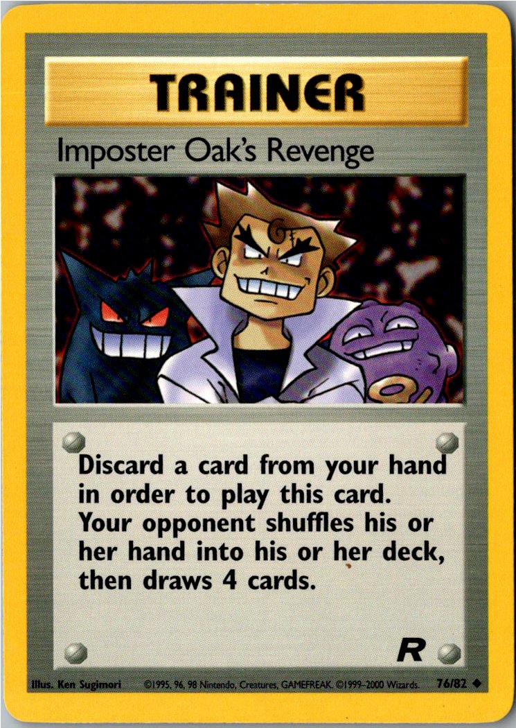 Imposter Oak's Revenge 76/82 Team Rocket – Vorderseite