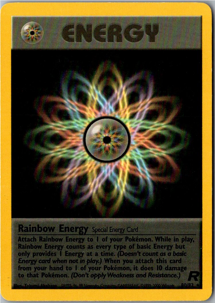 Rainbow Energy Regenbogen-Energie 80/82 Team Rocket – Vorderseite