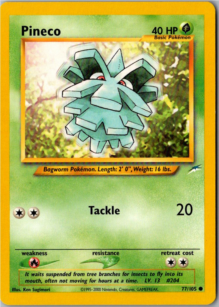 Pineco Tannza 77/105 Neo Destiny – Vorderseite