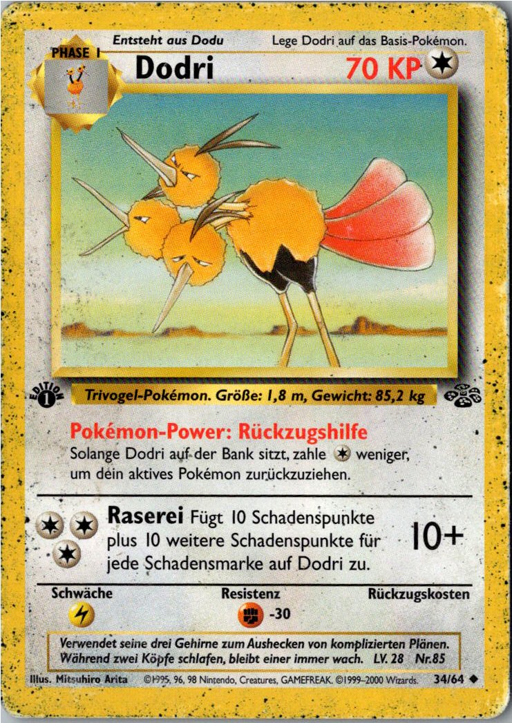 Dodri 34/64 Dschungel – Vorderseite