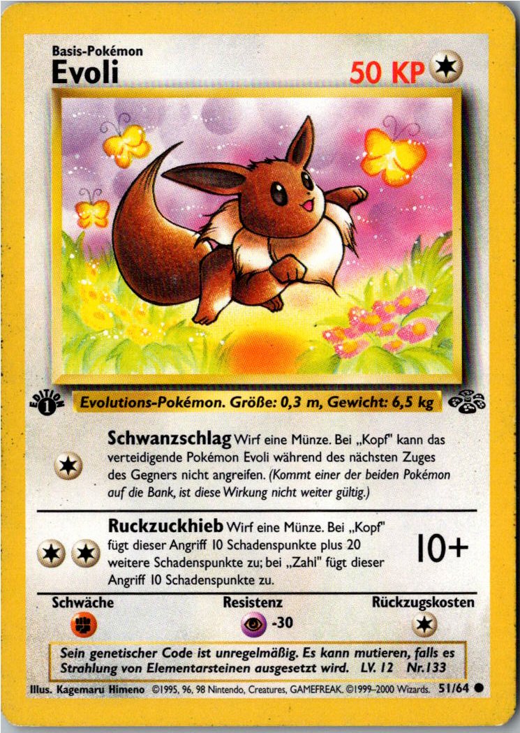 Evoli 51/64 Dschungel – Vorderseite