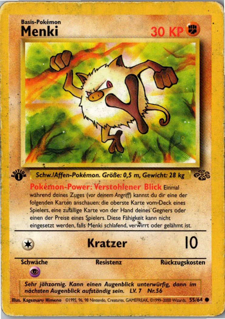 Menki 55/64 Dschungel – Vorderseite