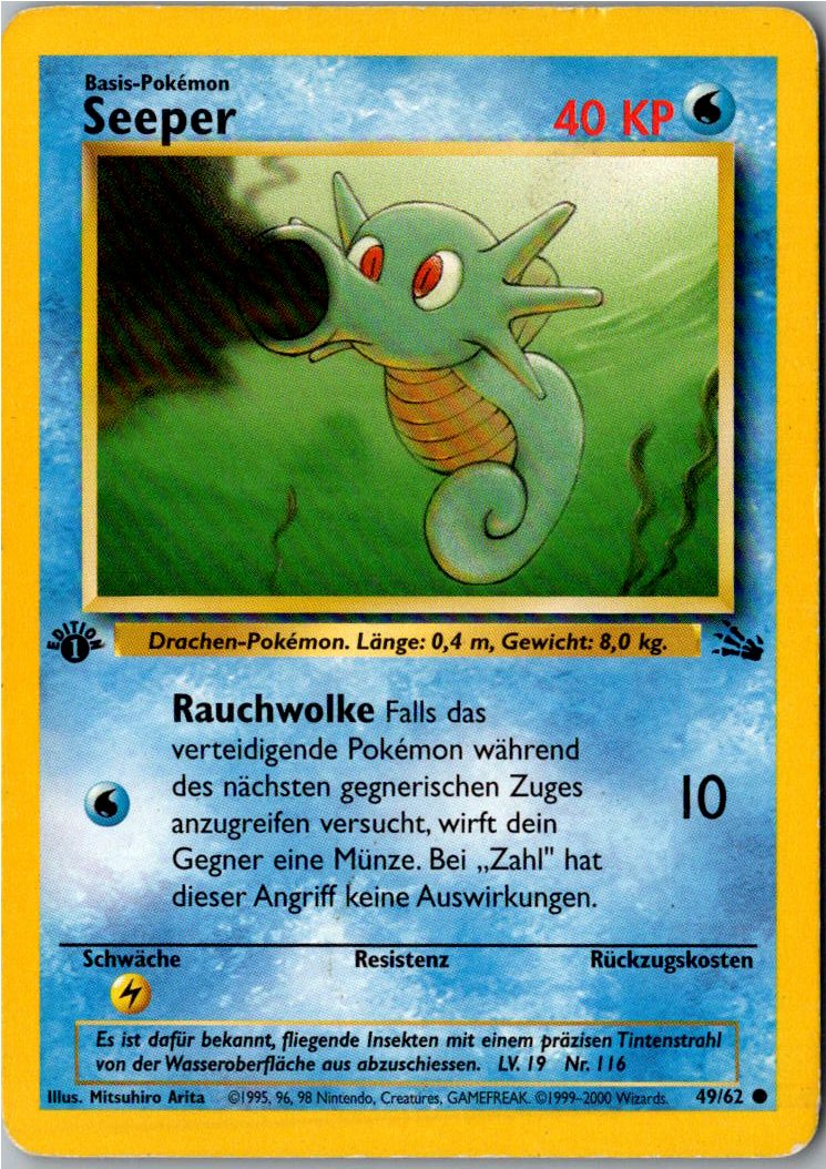 Seeper 49/62 Fossil – Vorderseite