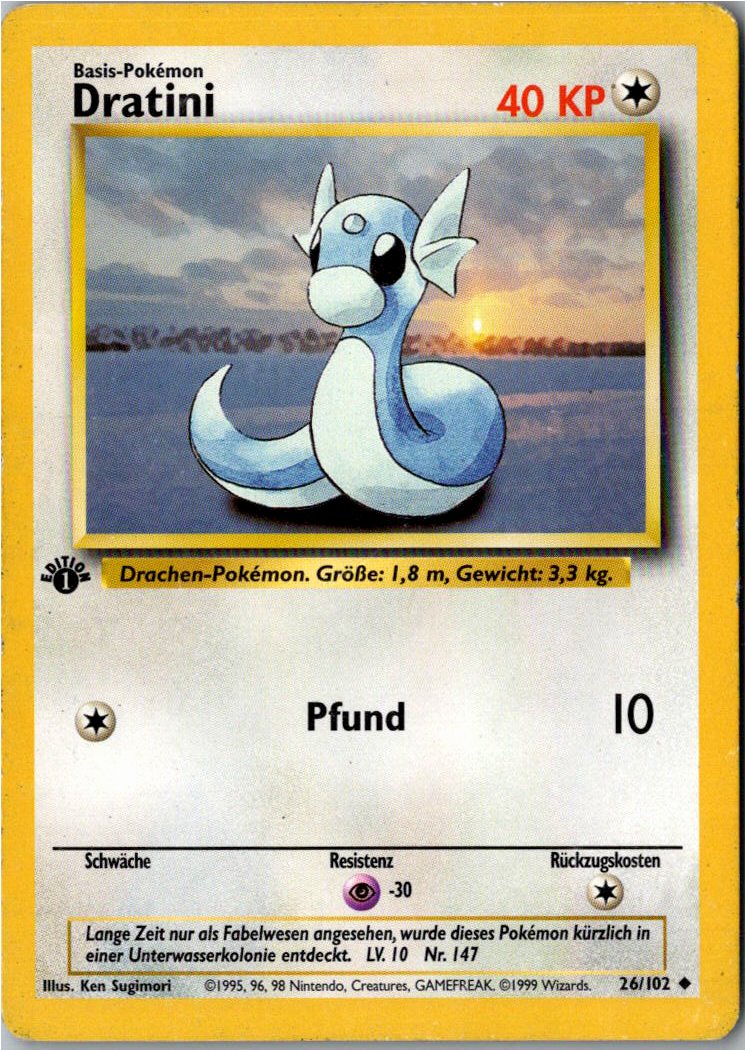 Dratini 26/102 Grundset – Vorderseite