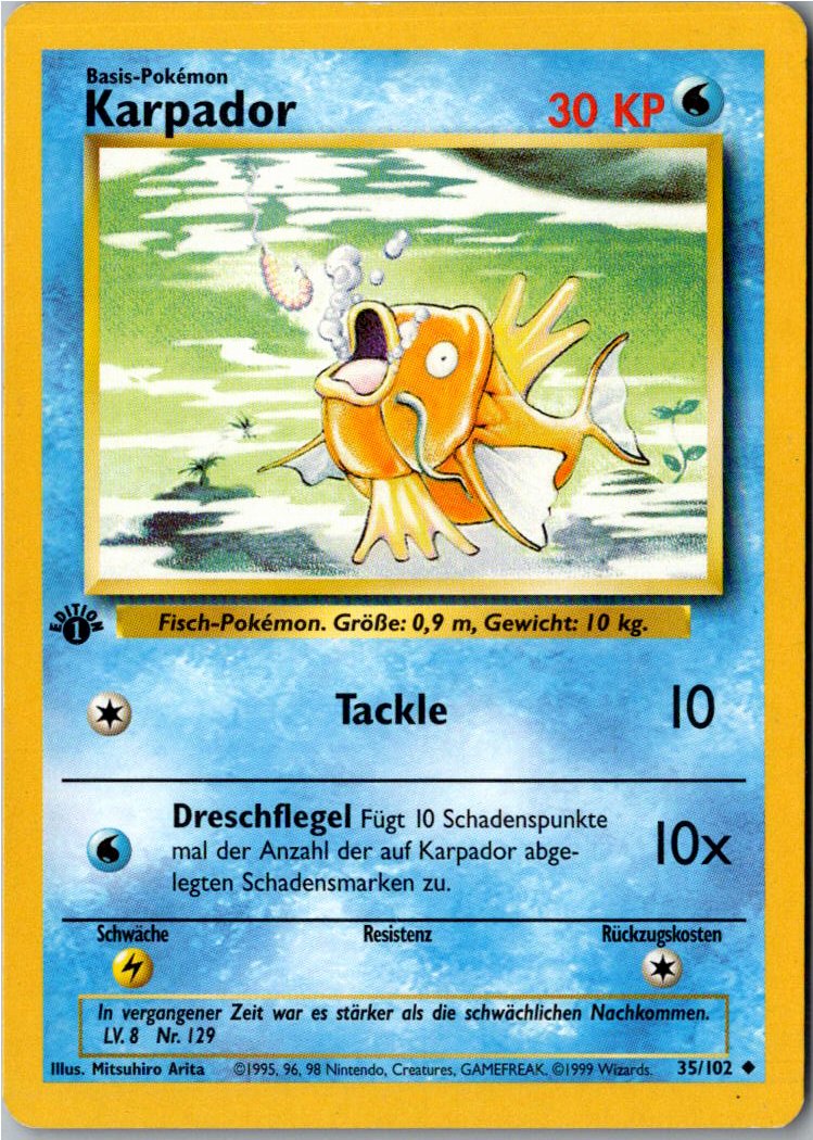 Karpador 35/102 Grundset – Vorderseite