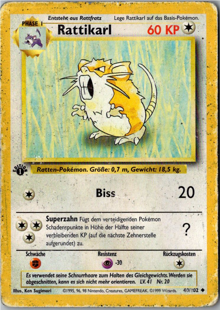 Rattikarl 40/102 Grundset – Vorderseite