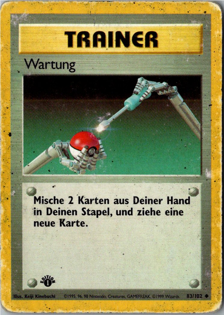 Wartung 83/102 Grundset – Vorderseite