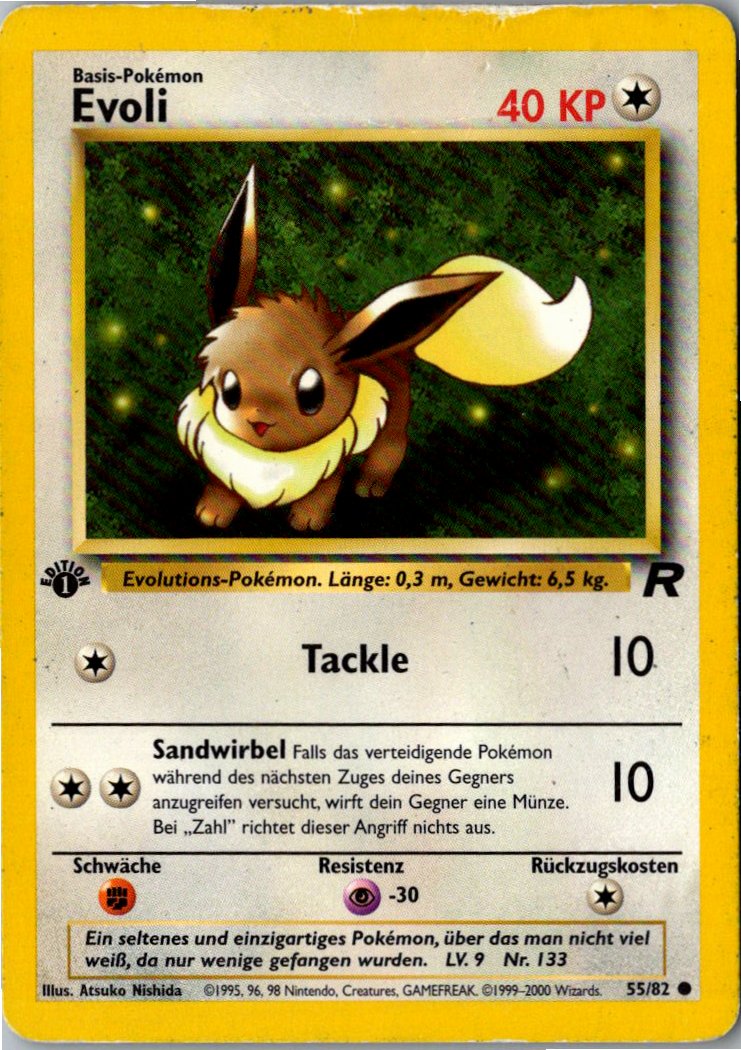 Evoli 55/82 Team Rocket – Vorderseite