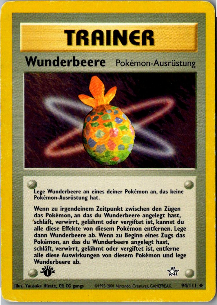 Wunderbeere 94/111 Neo Genesis – Vorderseite