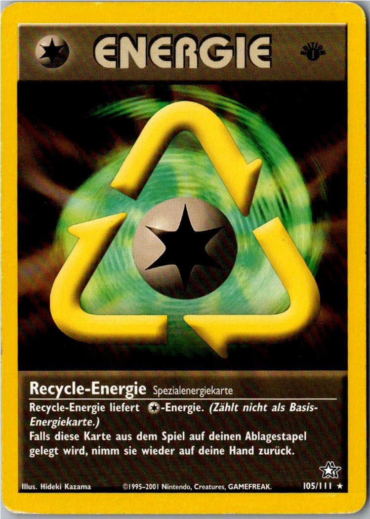 Recycle-Energie 105/111 Neo Genesis – Vorderseite